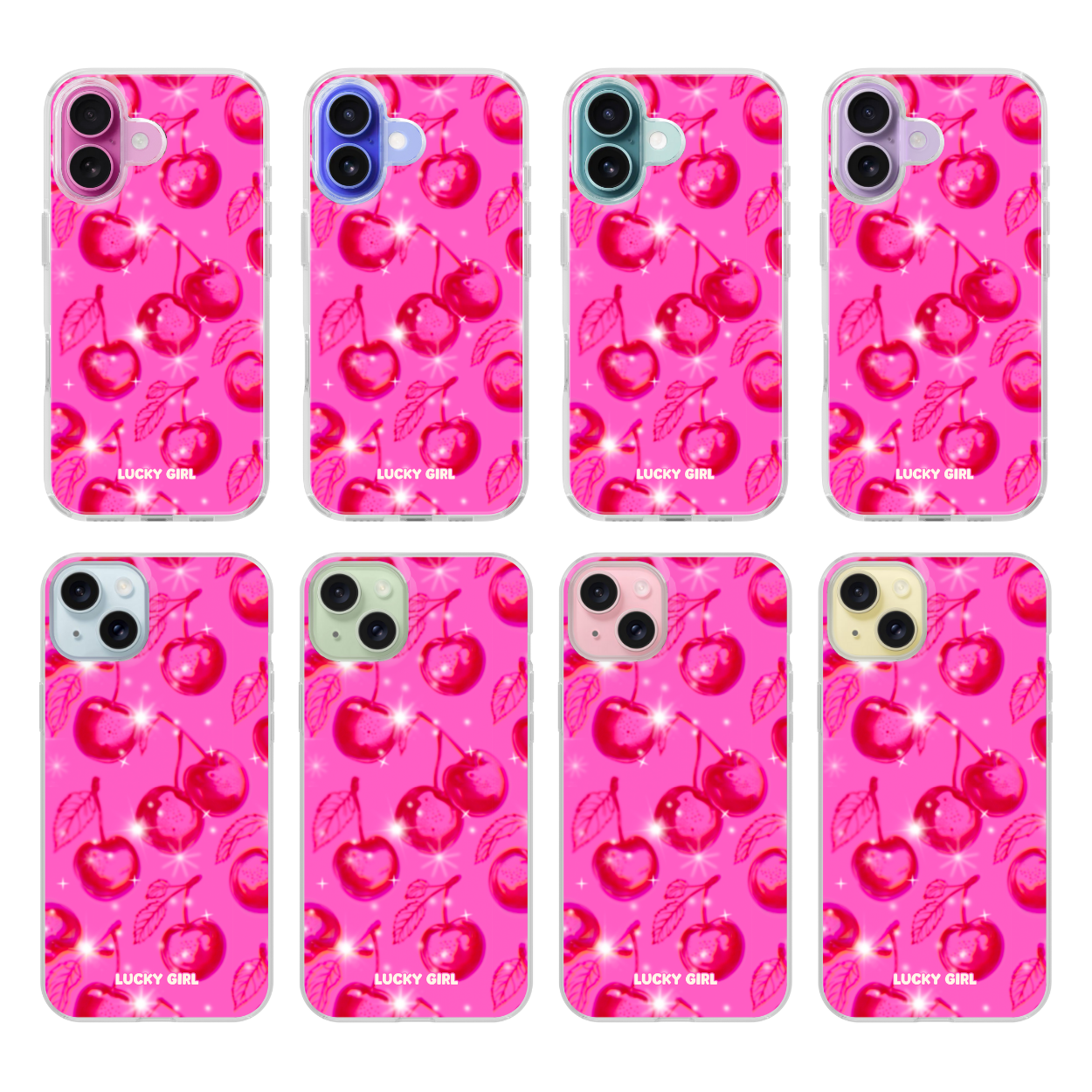 Glazed Cherries Clear Case Insert