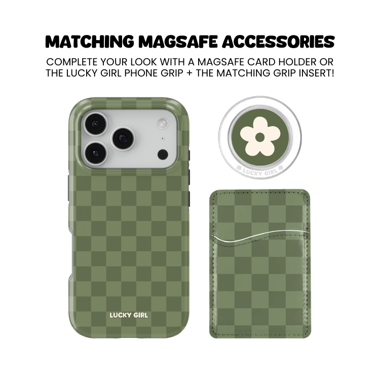 Moss Checkers Phone Case