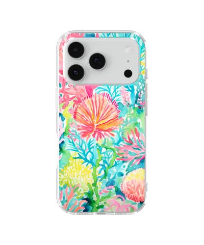 Watercolor Coral Clear Case Insert
