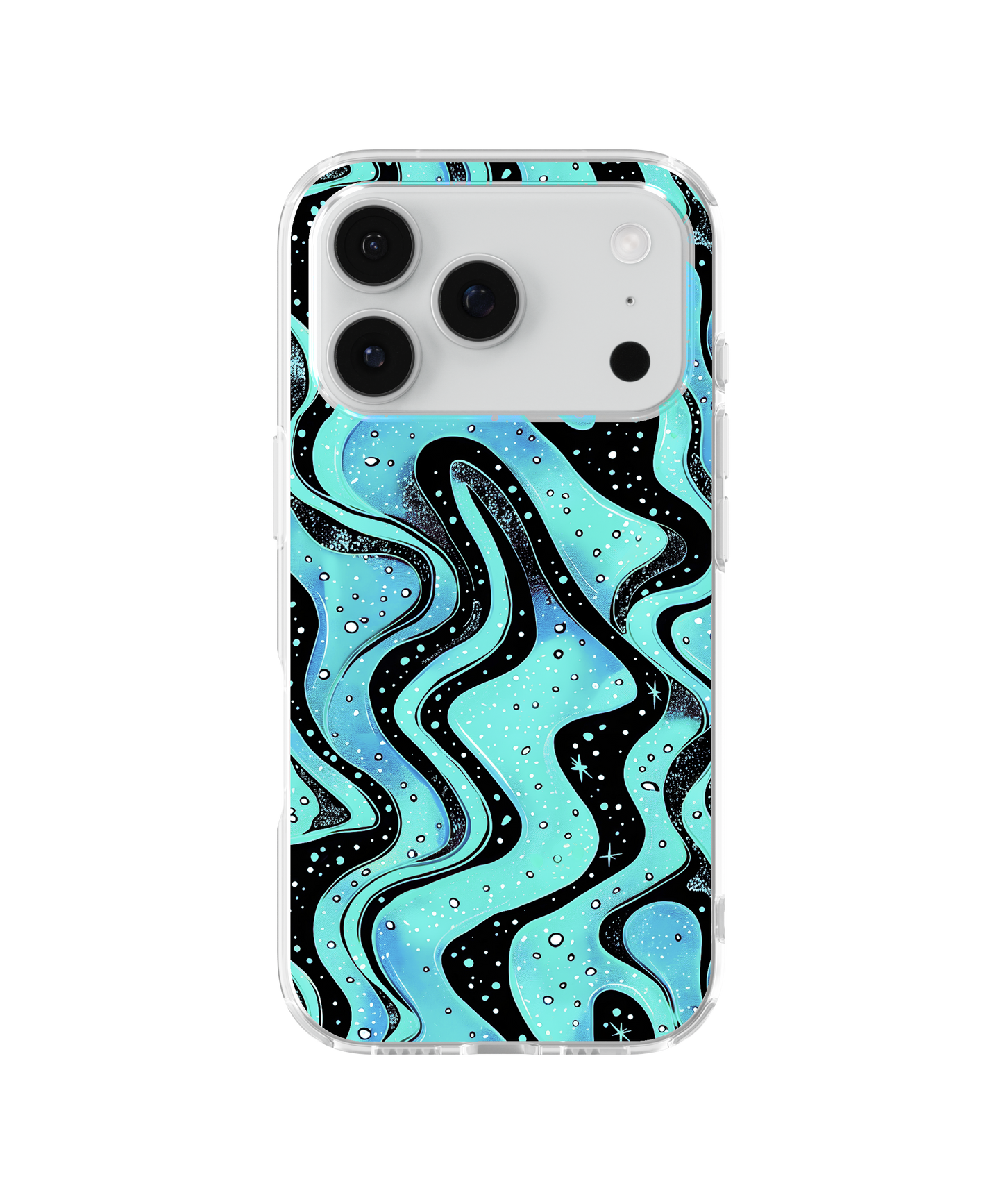 Eclipse Glow Holographic Clear Case Insert