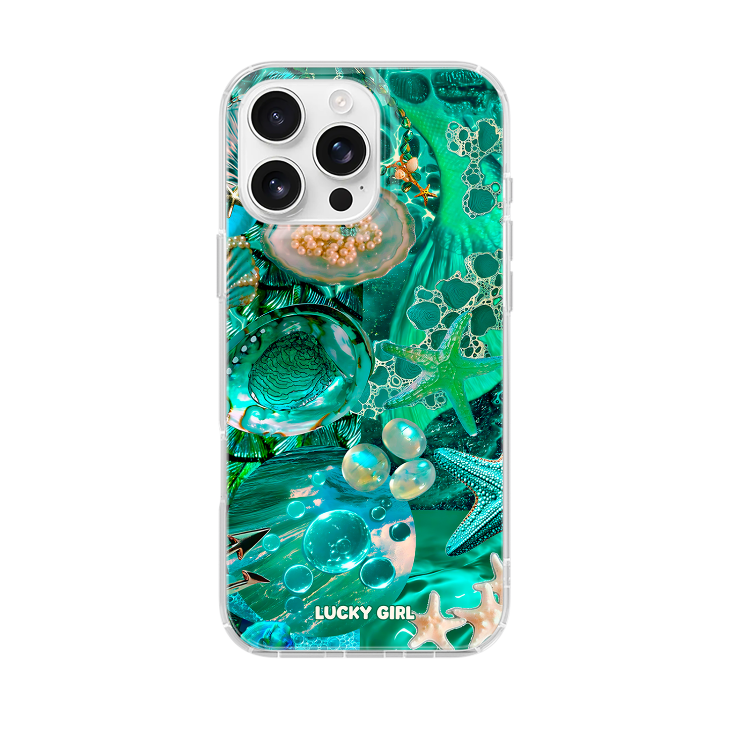 Aquamarine Clear Case Insert iPhone 17