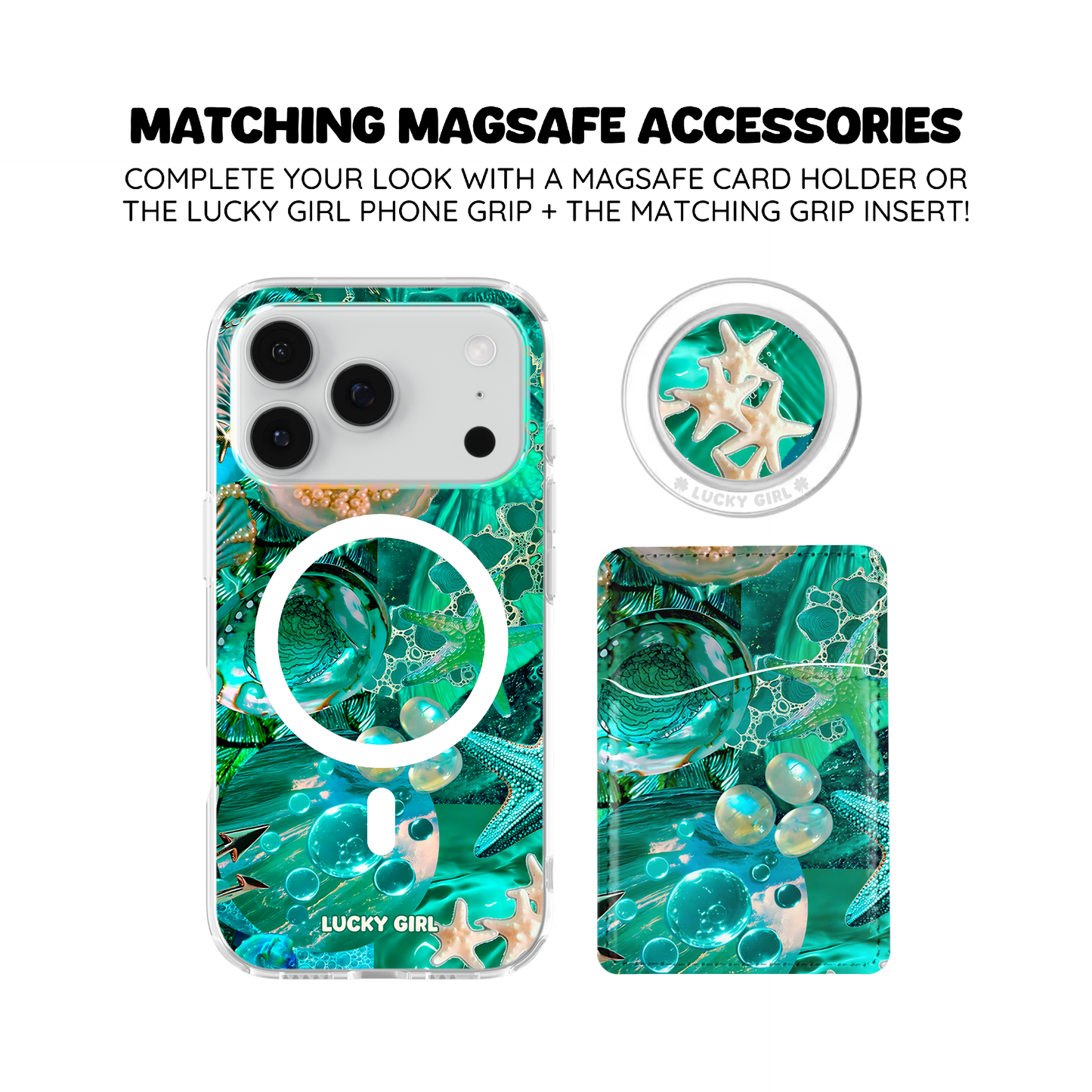 Aquamarine Clear Case Insert iPhone 17