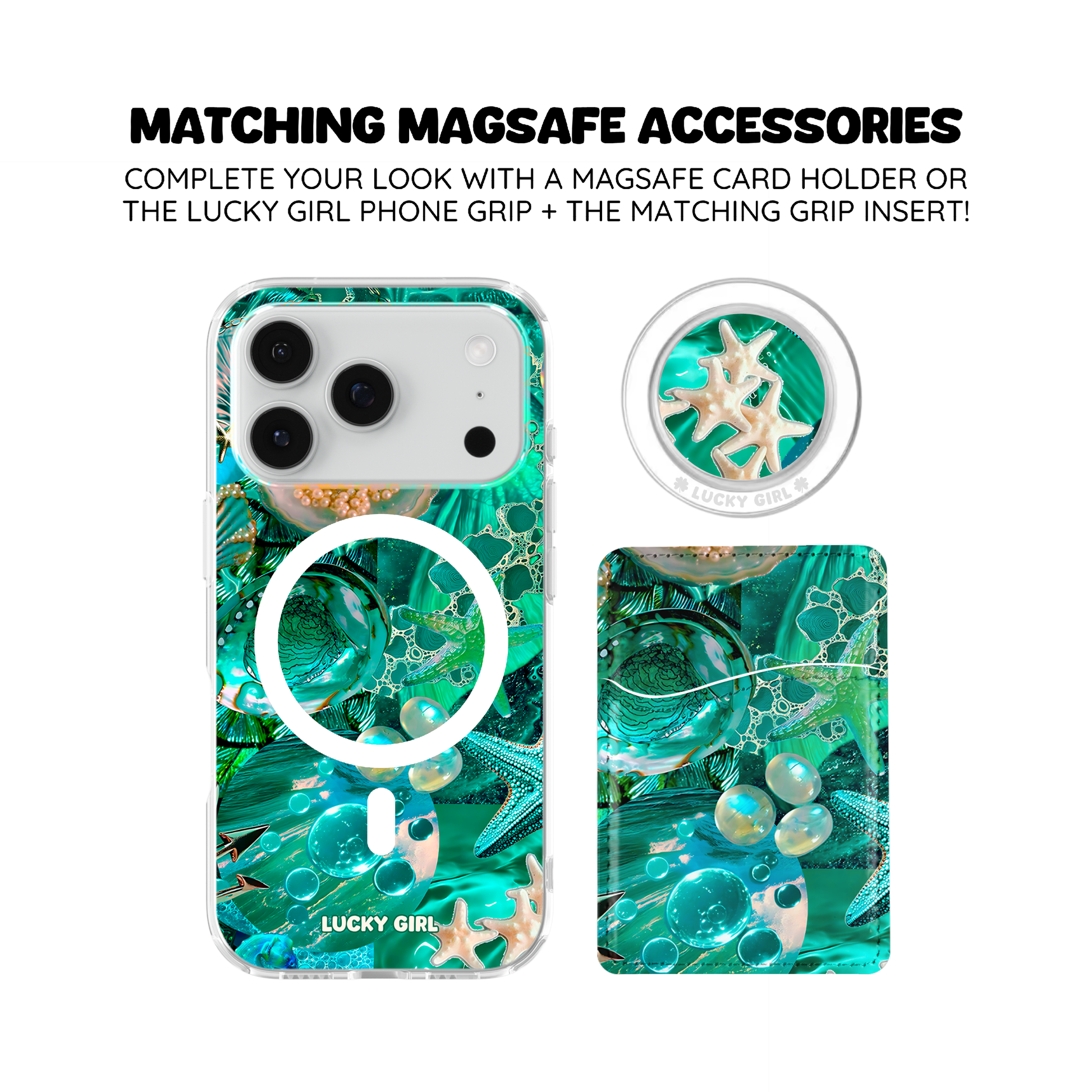 Aquamarine Clear Case Insert iPhone 17