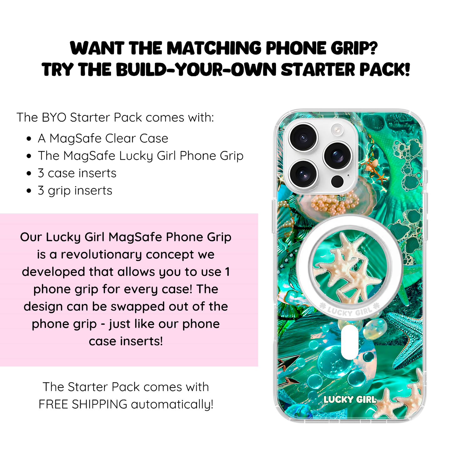 Aquamarine Clear Case Insert iPhone 17