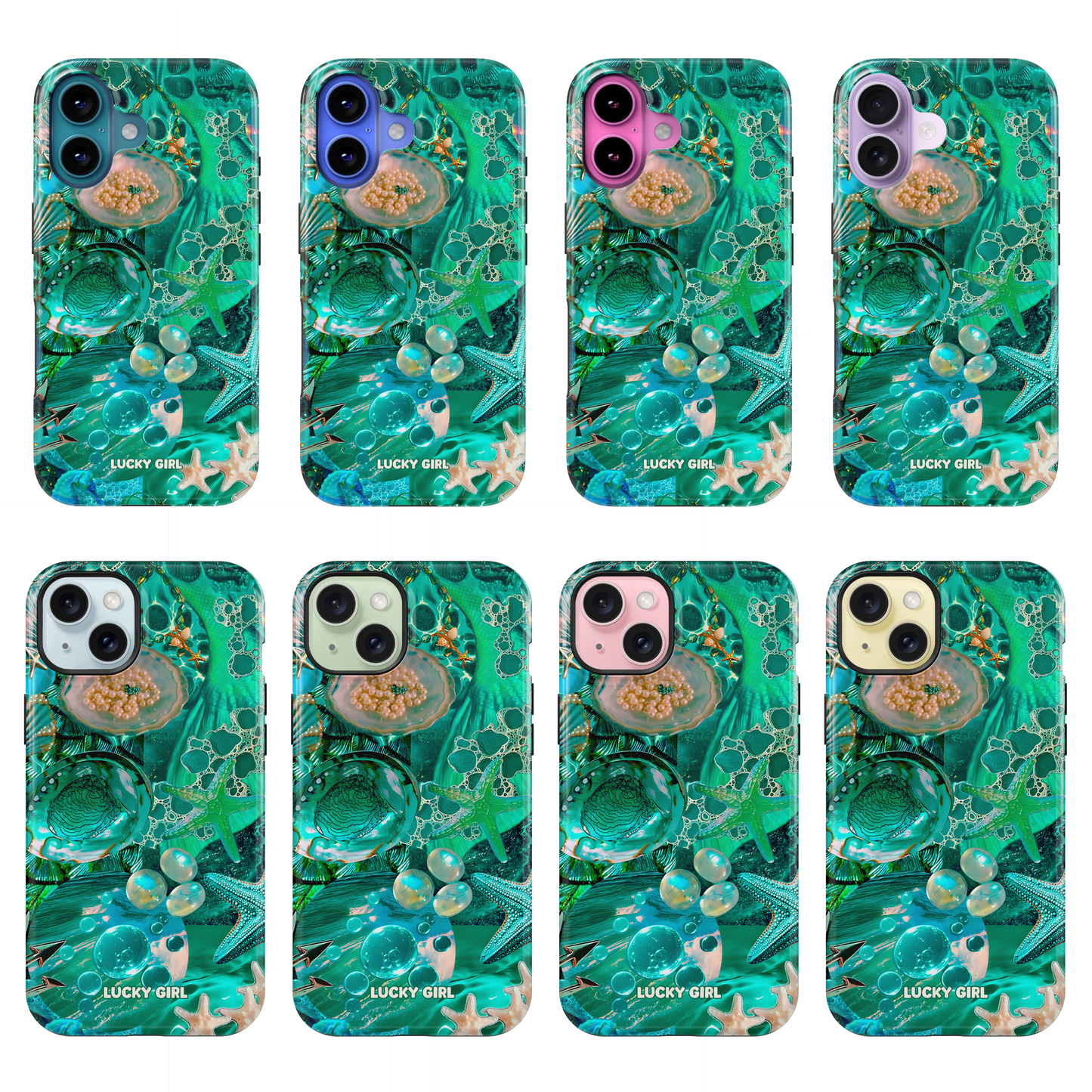 Aquamarine Phone Case iPhone 17 / Yes