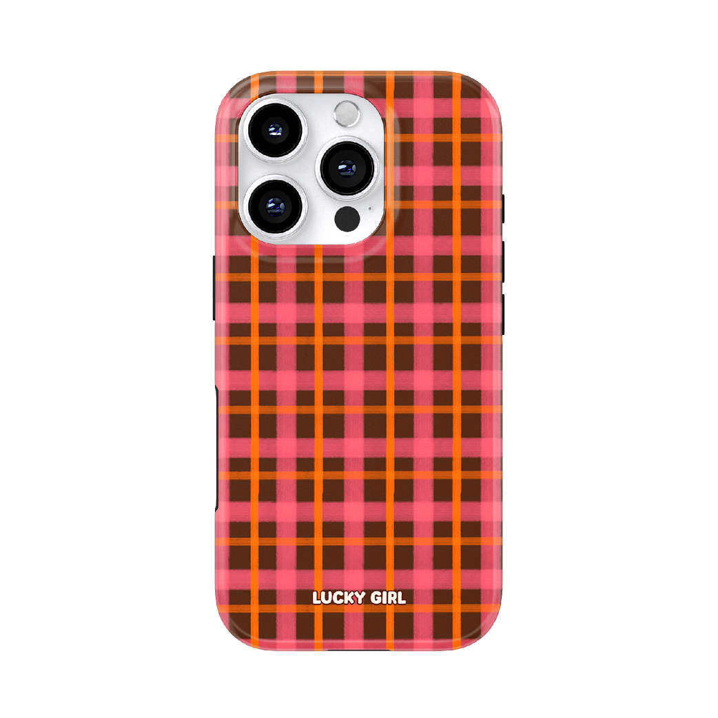 Autumn Glow Plaid Phone Case iPhone 17 / Yes