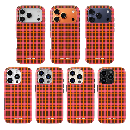 Autumn Glow Plaid Phone Case iPhone 17 / Yes