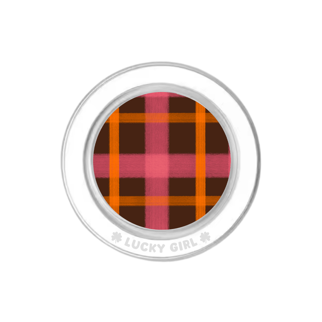 Autumn Glow Plaid Phone Grip Insert Standard