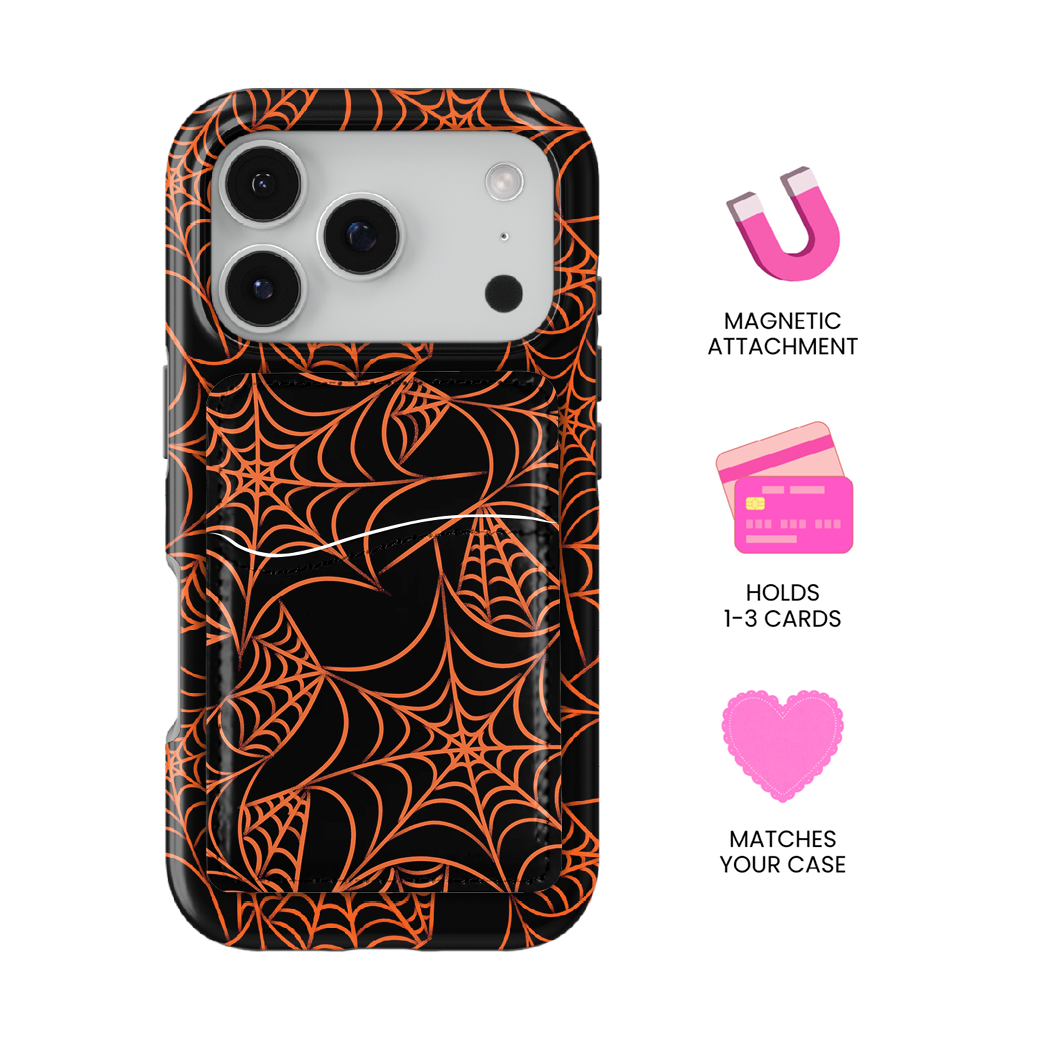 Autumn Silk MagSafe Card Holder