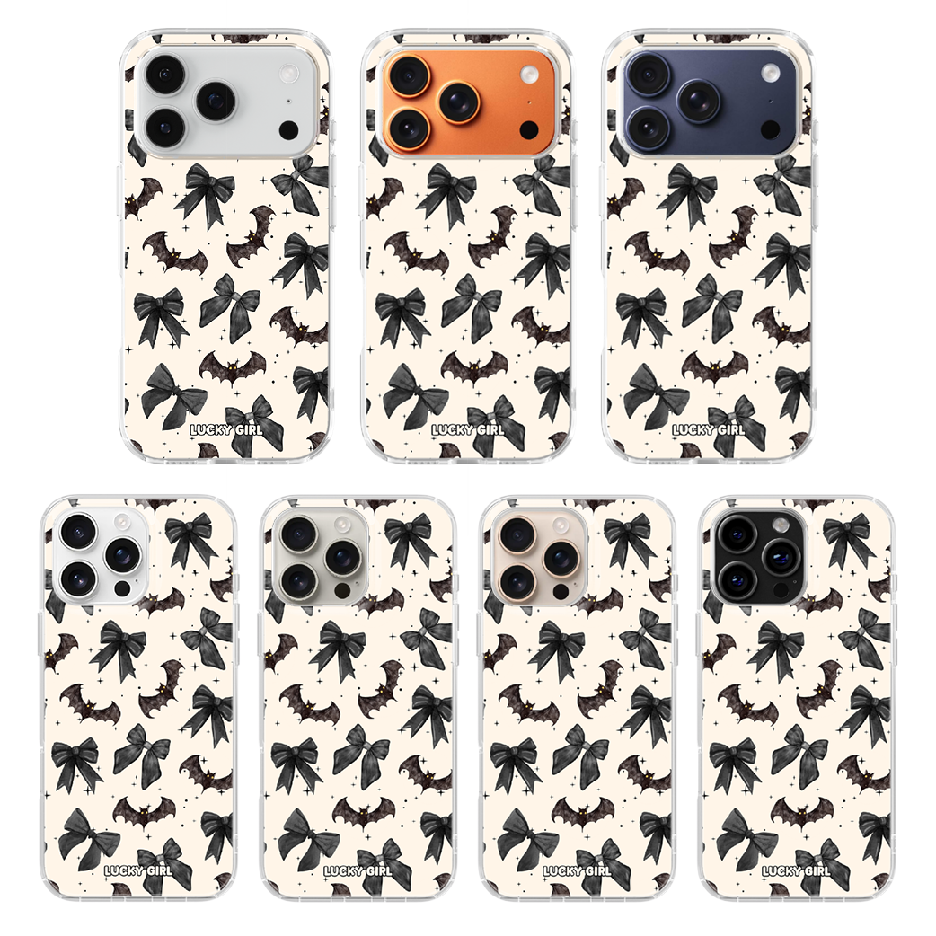 Bats & Bows Clear Case Insert iPhone 17
