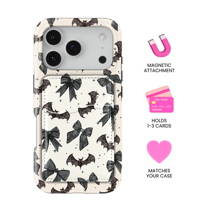 Bats & Bows MagSafe Card Holder