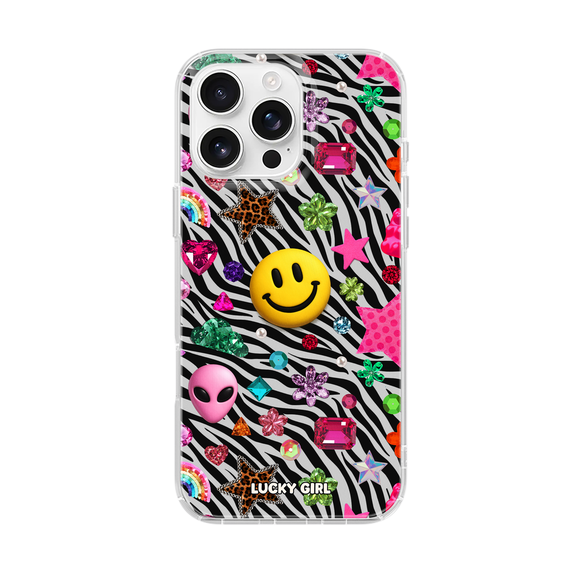 Bedazzling Clear Case Insert iPhone 17