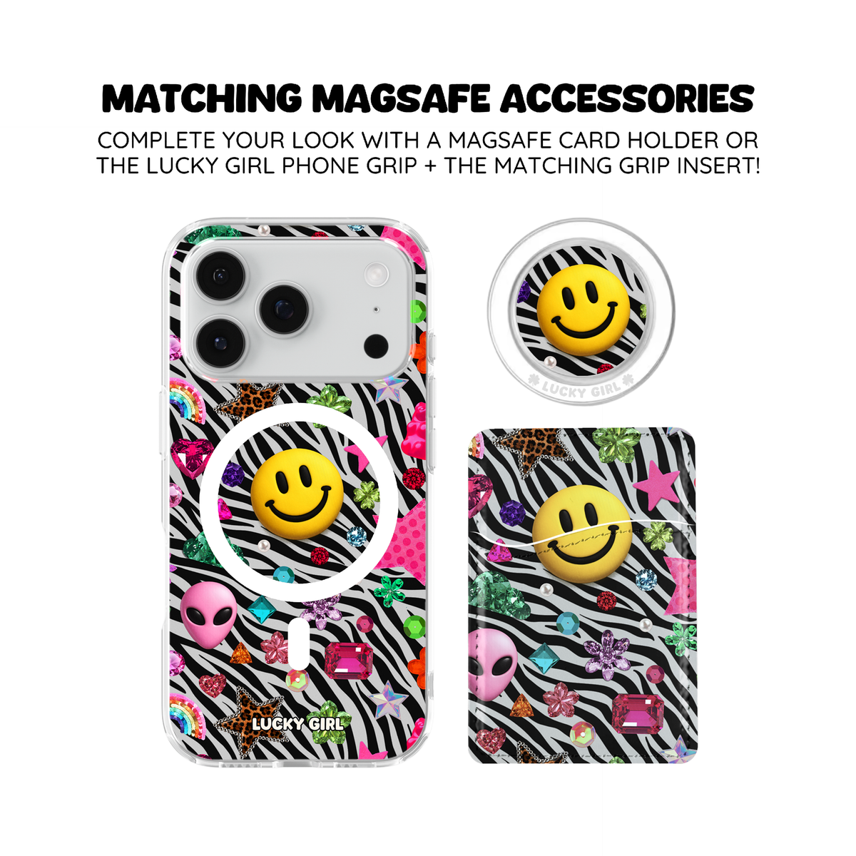 Bedazzling Clear Case Insert iPhone 17