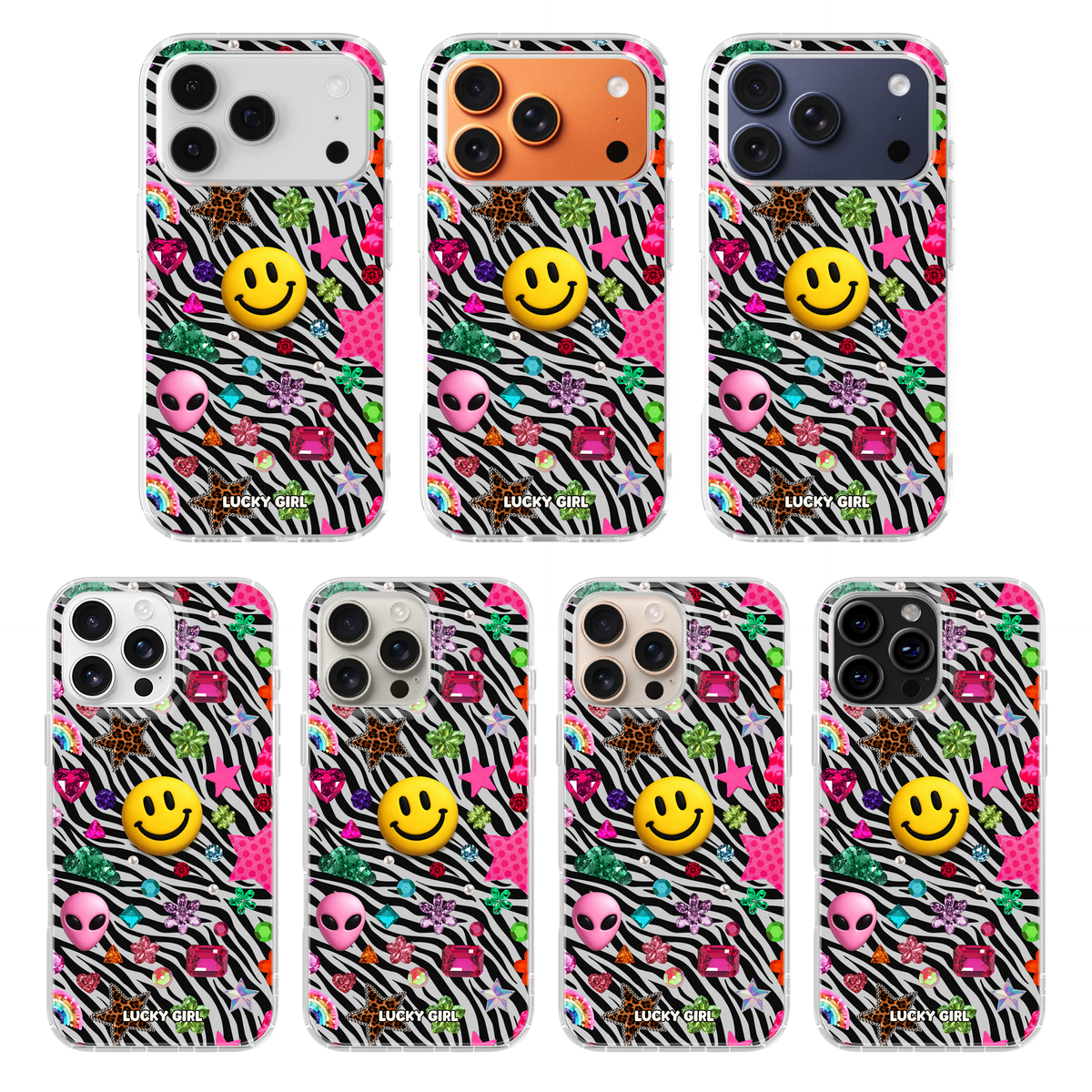 Bedazzling Clear Case Insert iPhone 17