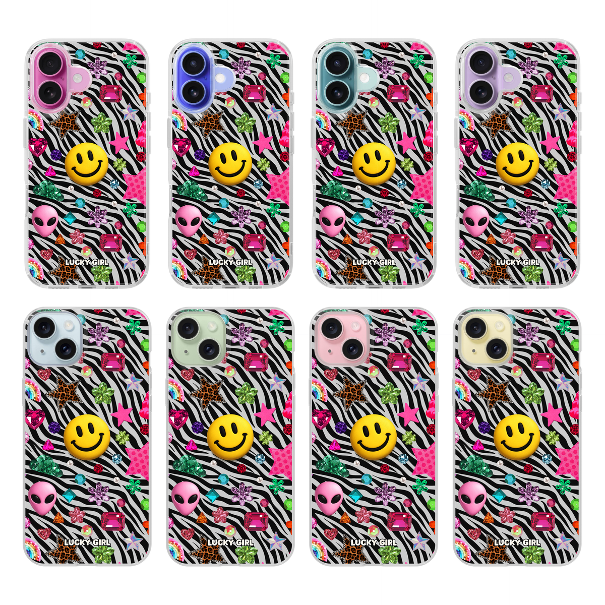 Bedazzling Clear Case Insert iPhone 17