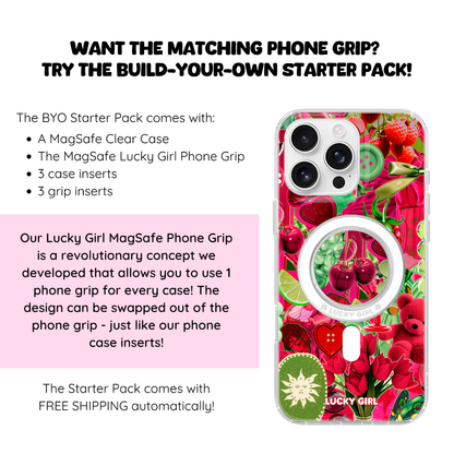 Berry Limeade Clear Case Insert iPhone 17