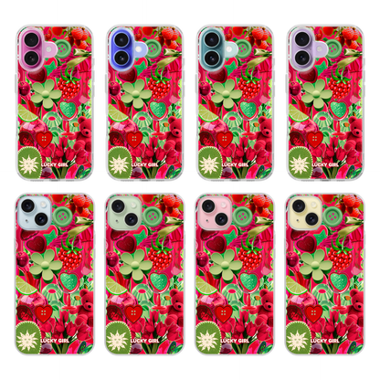 Berry Limeade Clear Case Insert iPhone 17