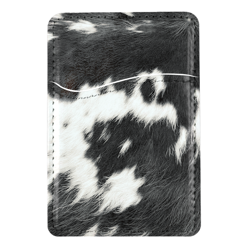 Black Cowhide MagSafe Card Holder
