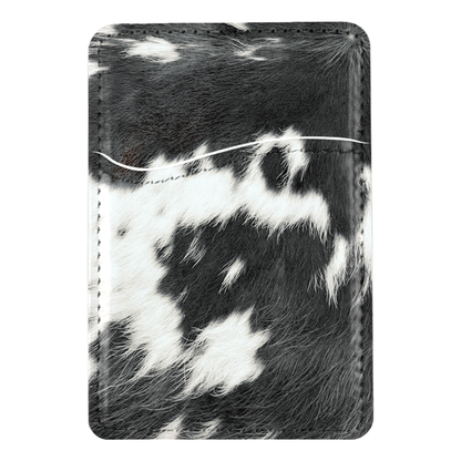 Black Cowhide MagSafe Card Holder
