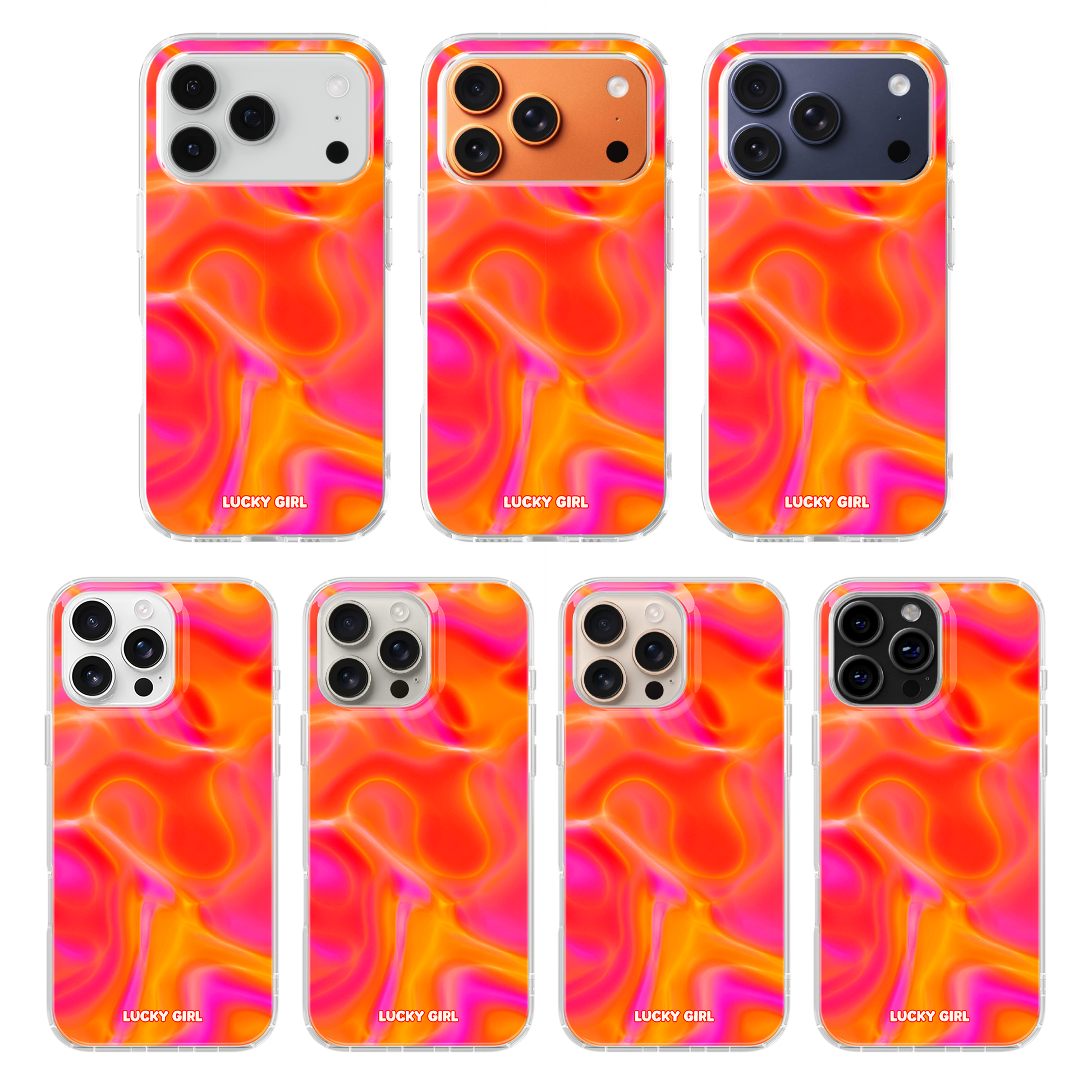 Blaze Heat Wave Clear Case Insert iPhone 17