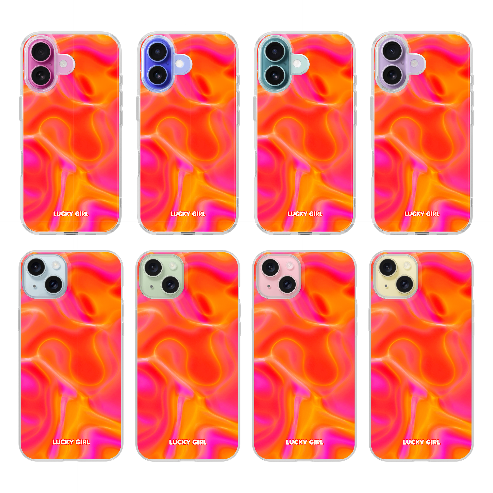 Blaze Heat Wave Clear Case Insert iPhone 17