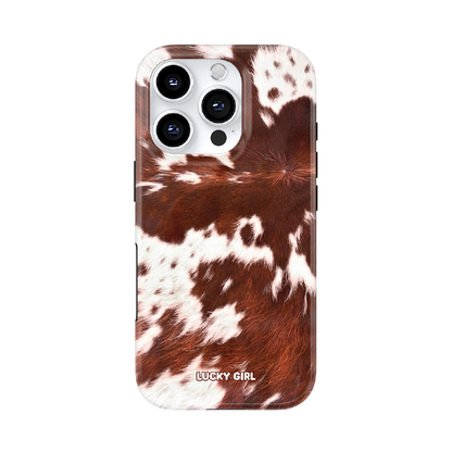 Brown Cowhide Phone Case iPhone 17 / Yes