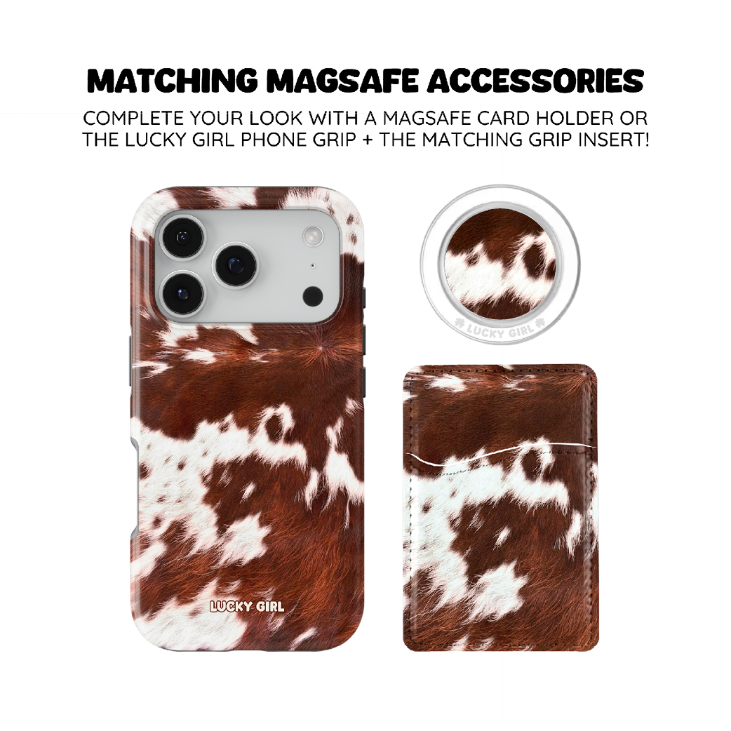 Brown Cowhide Phone Case iPhone 17 / Yes