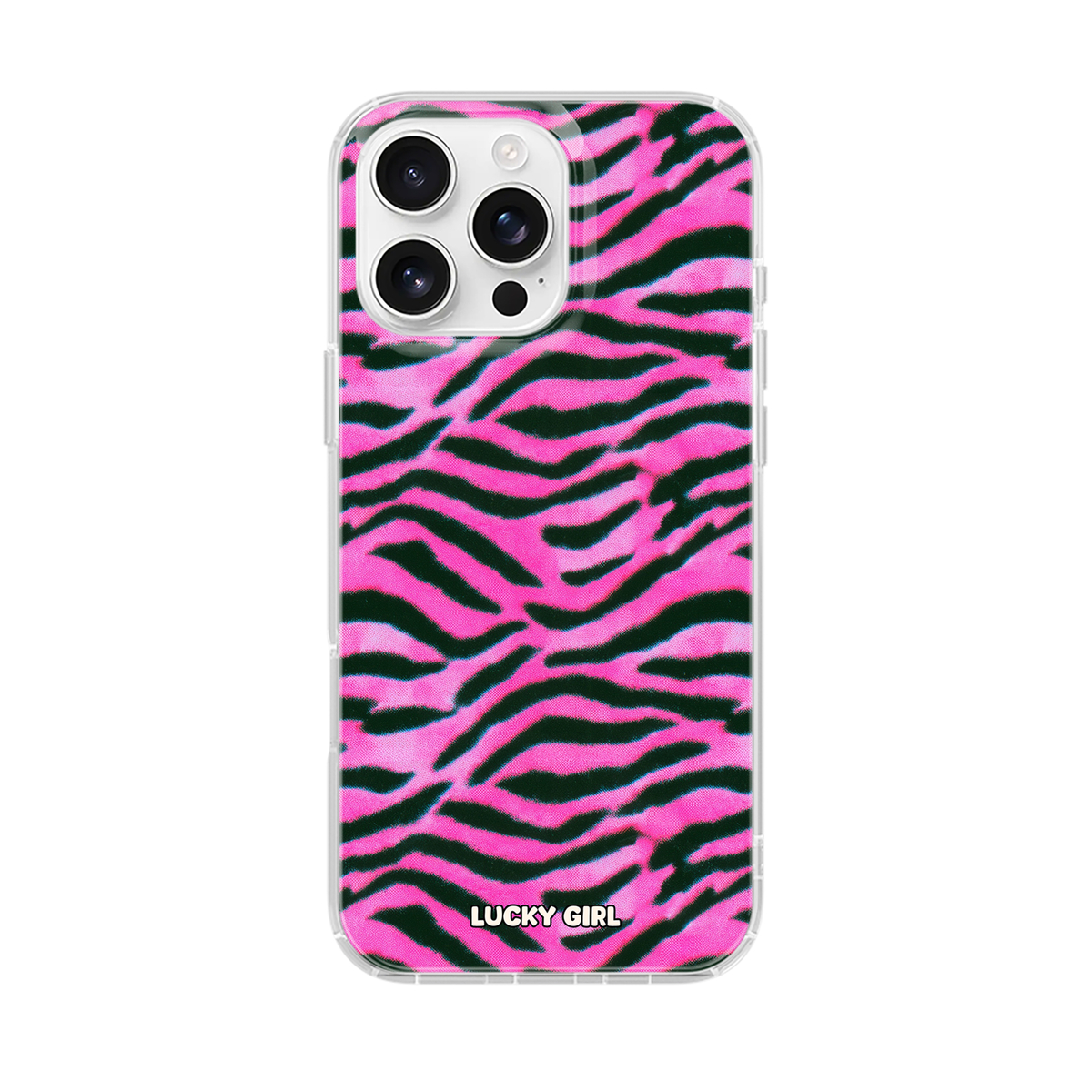 Candy Zebra Clear Case Insert iPhone 17