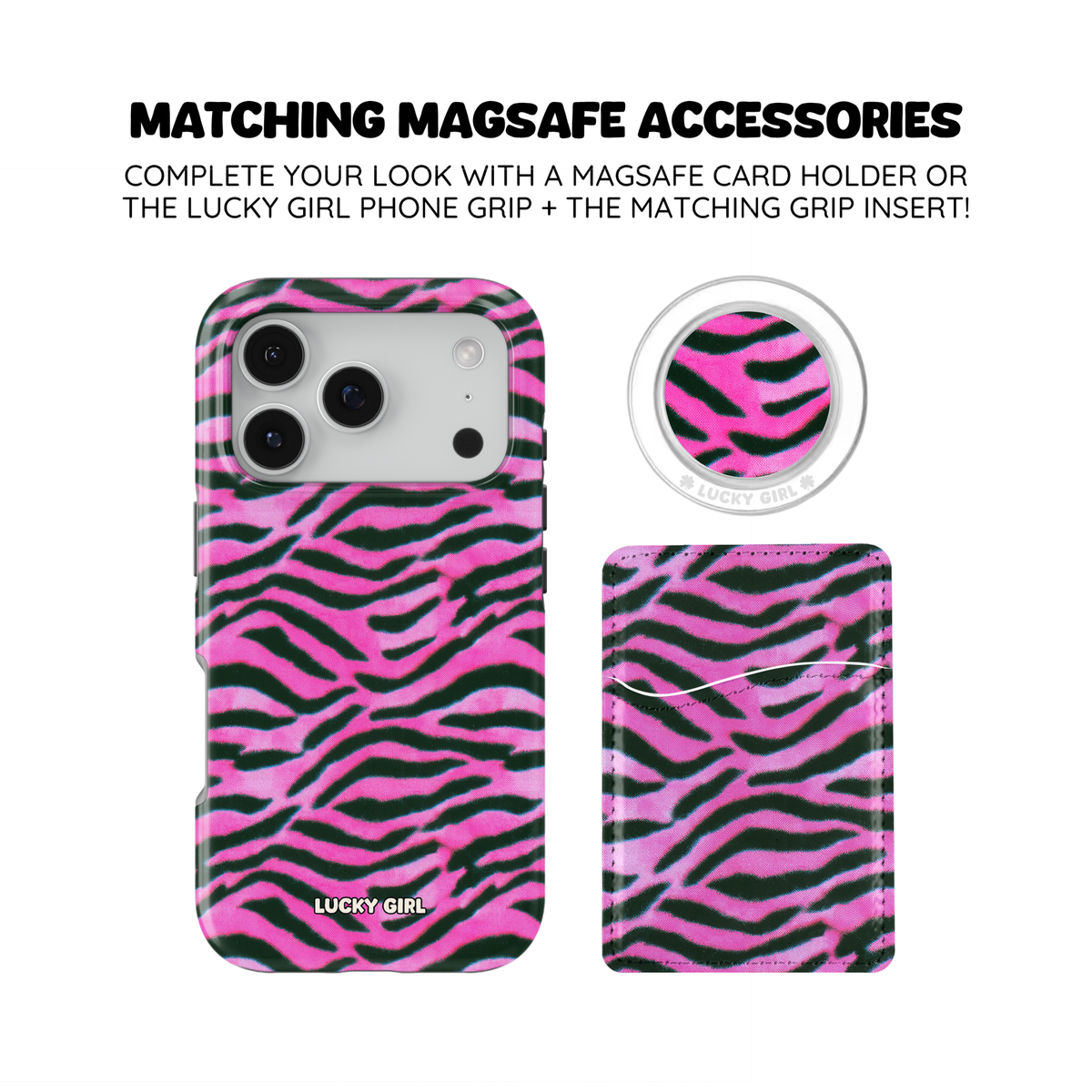 Candy Zebra Phone Case iPhone 17 / Yes