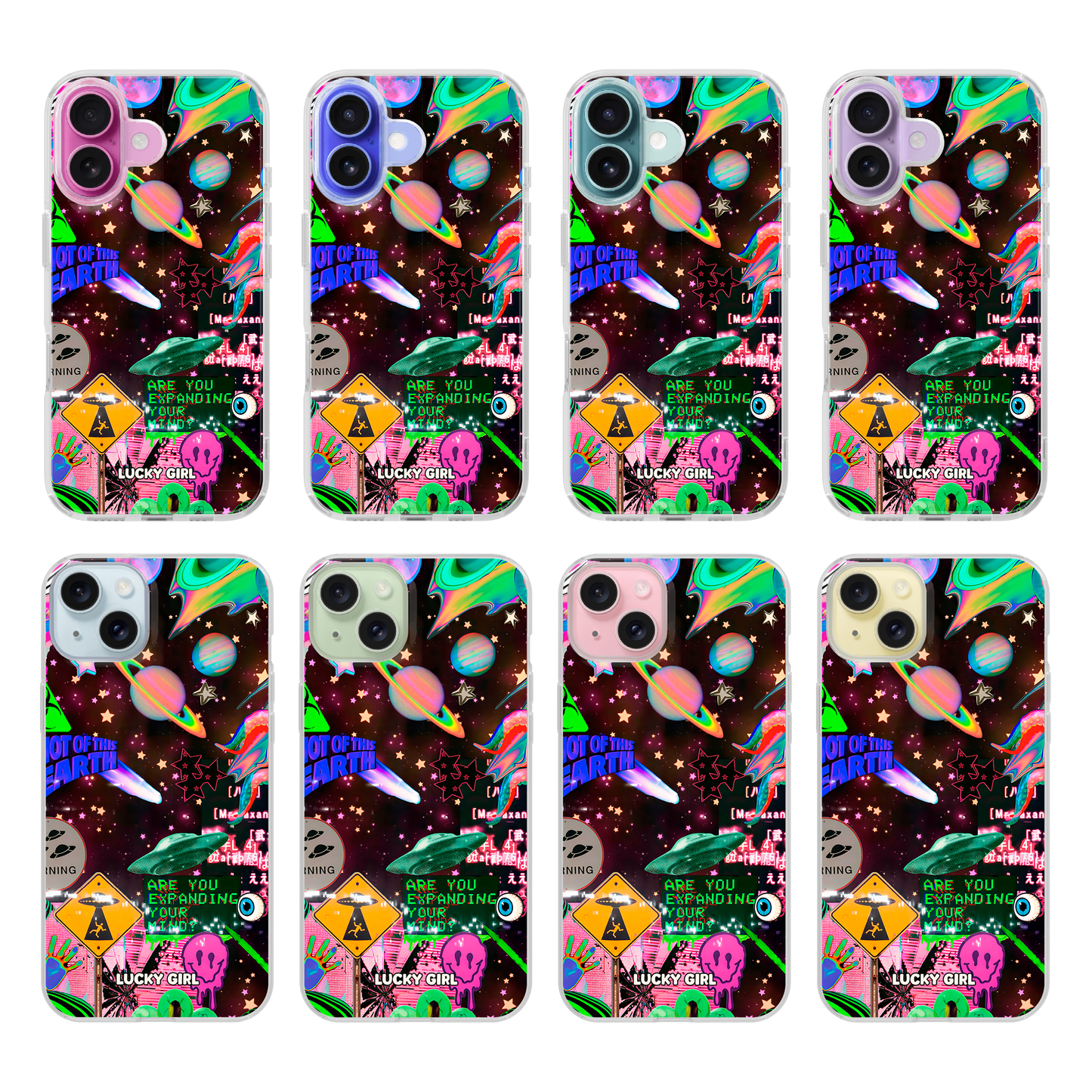 Close Encounters Clear Case Insert iPhone 17