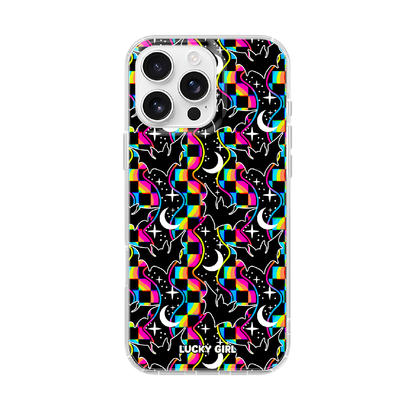 Cosmic Bats Clear Case Insert iPhone 17