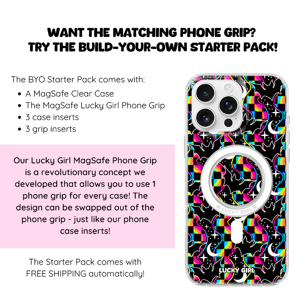 Cosmic Bats Clear Case Insert iPhone 17