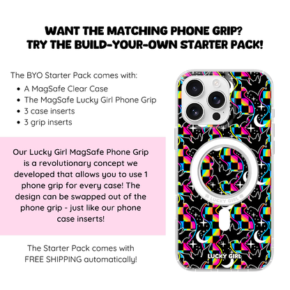Cosmic Bats Clear Case Insert iPhone 17