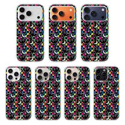 Cosmic Bats Clear Case Insert iPhone 17