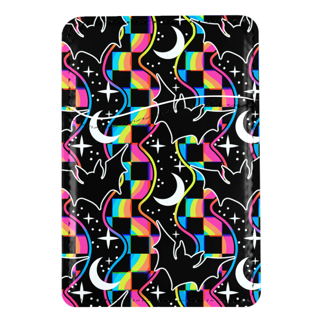 Cosmic Bats MagSafe Card Holder