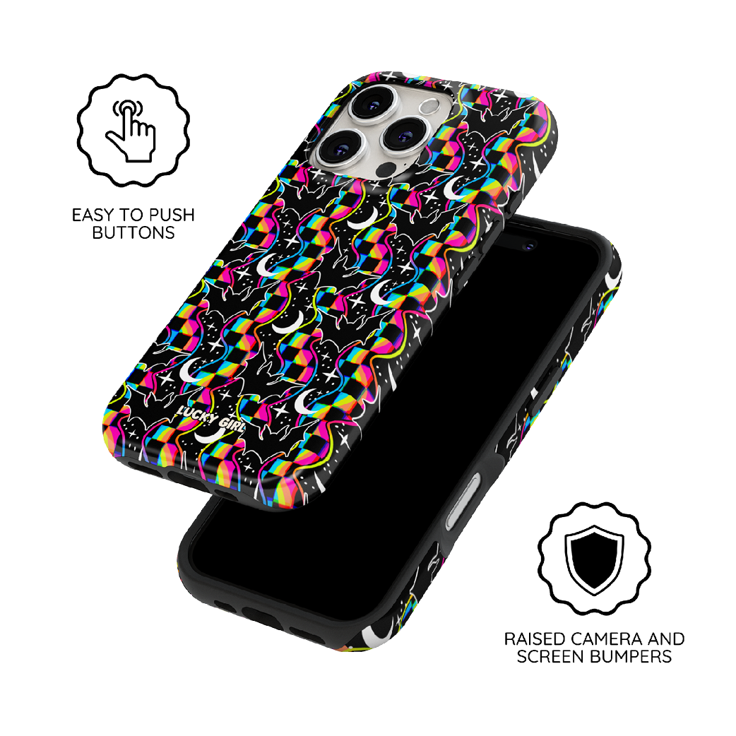 Cosmic Bats Phone Case iPhone 17 / Yes
