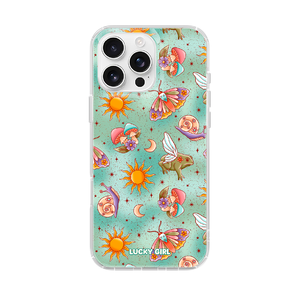 Fairy Frog Hollow Clear Case Insert iPhone 17