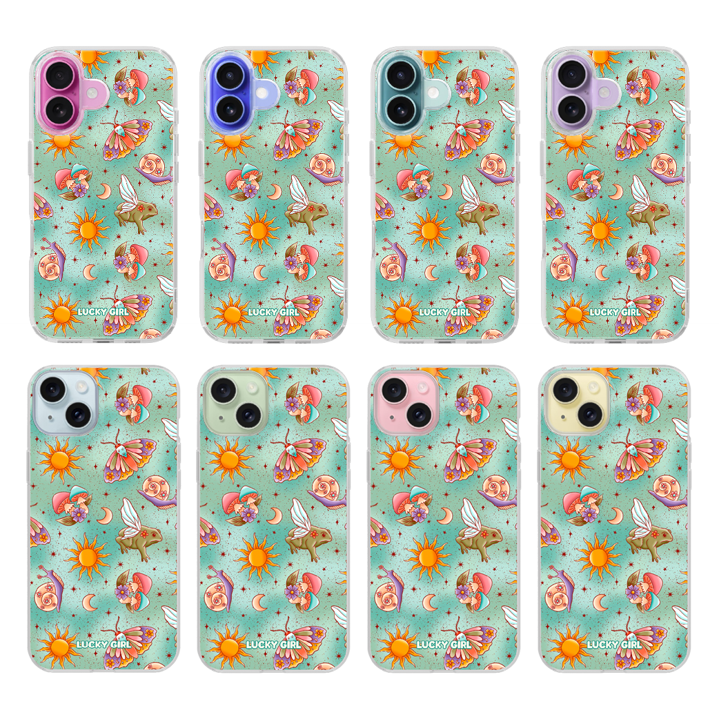 Fairy Frog Hollow Clear Case Insert iPhone 17