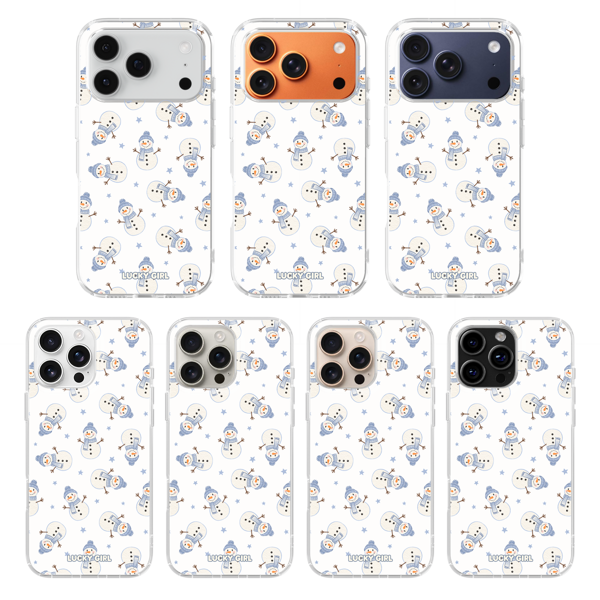 Feeling Frosty Clear Case Insert iPhone 17