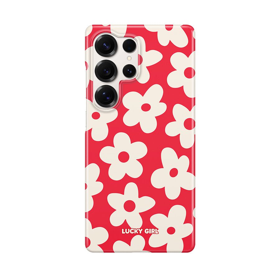 Vermillion Big Blooms Phone Case