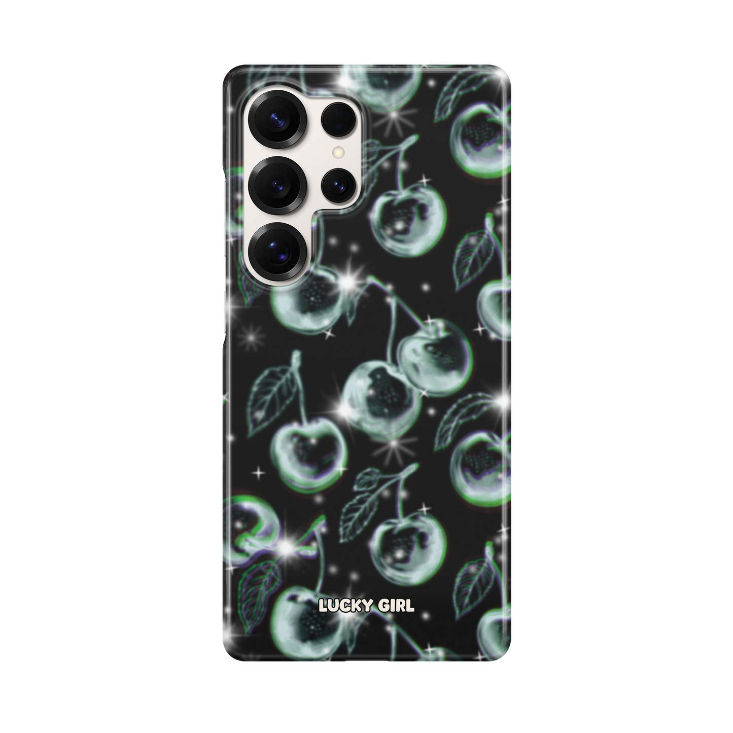 Chrome Cherries Phone Case