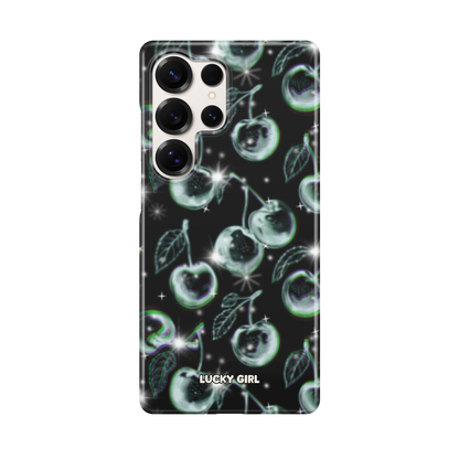 Chrome Cherries Phone Case