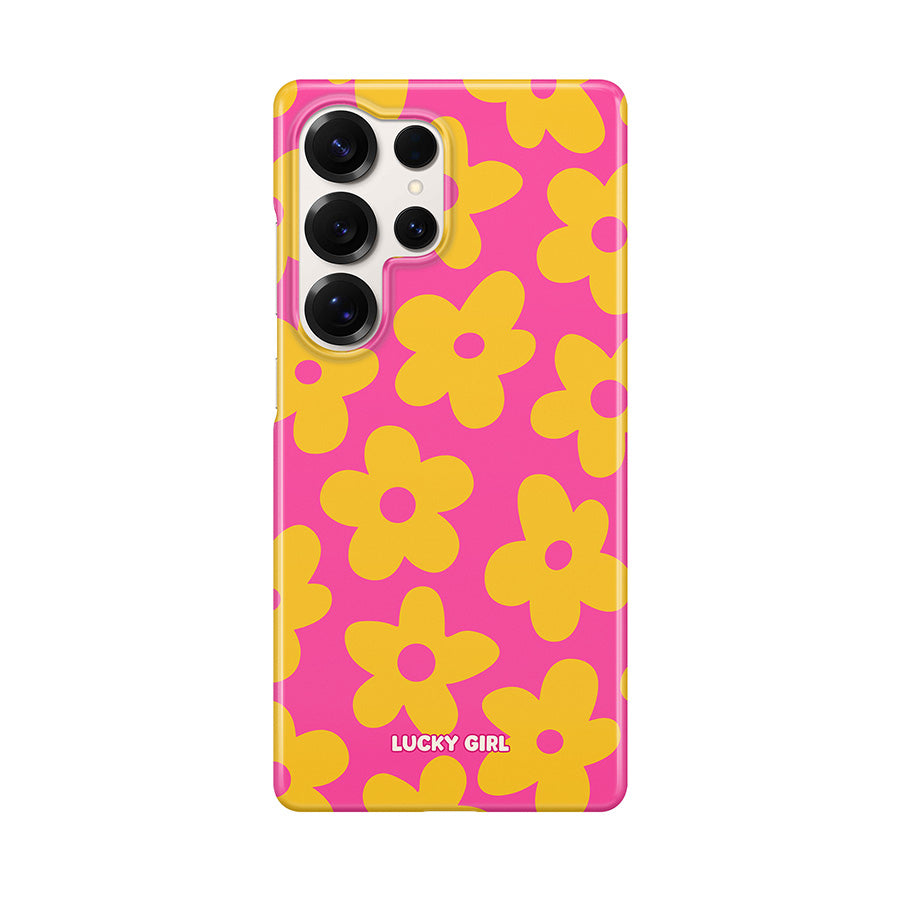 Pink Lemonade Big Blooms Phone Case