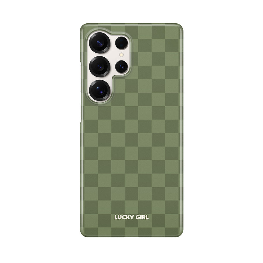 Moss Checkers Phone Case