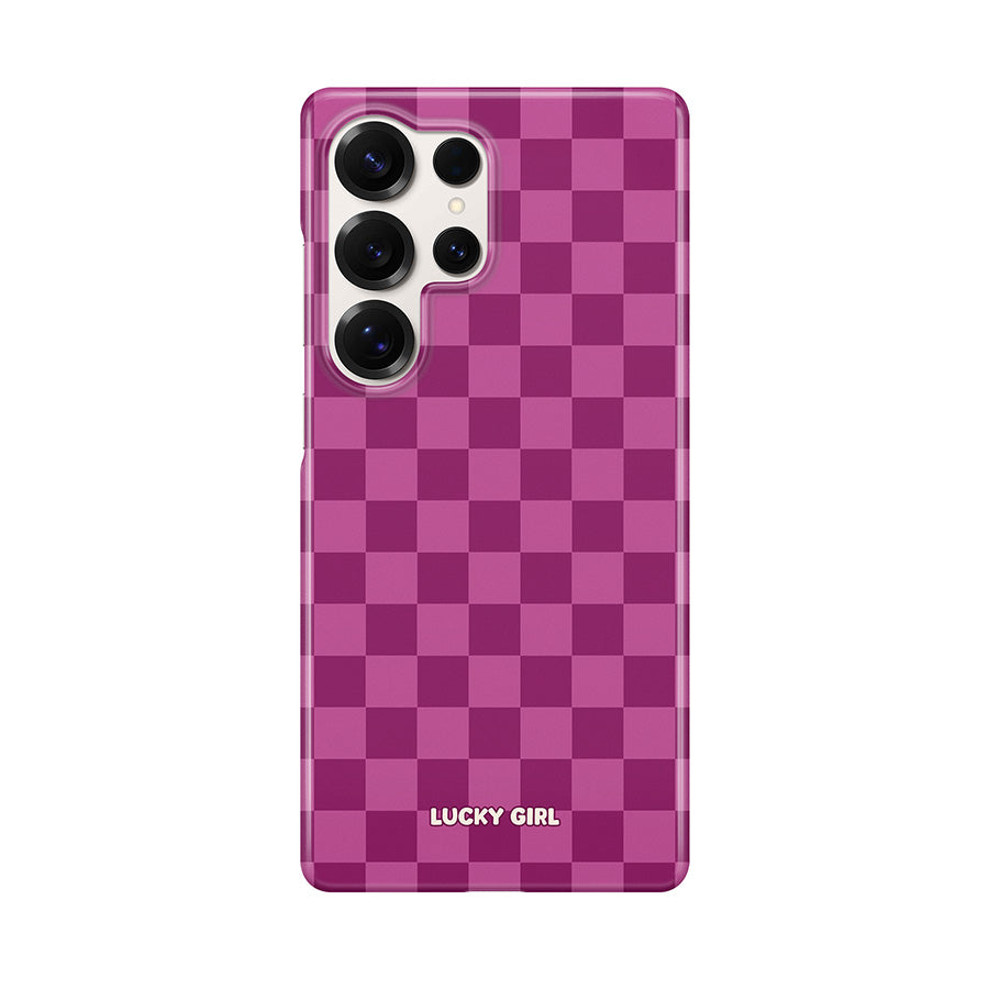 Velvet Checkers Phone Case