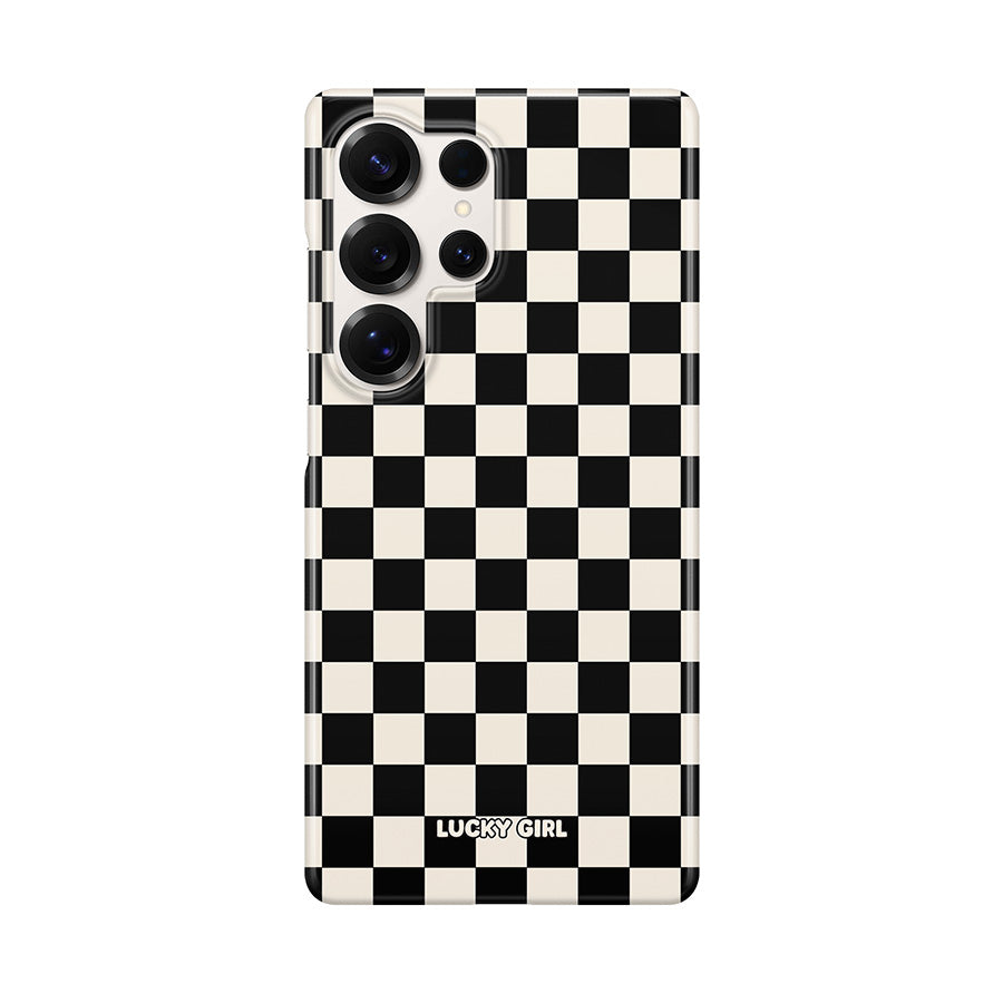 Onyx Checkers II Phone Case