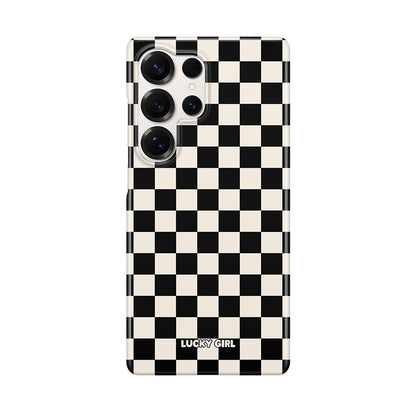 Onyx Checkers II Phone Case