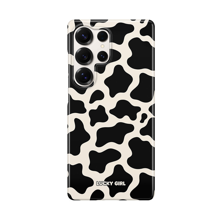 Onyx Cow Print Phone Case