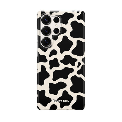Onyx Cow Print Phone Case