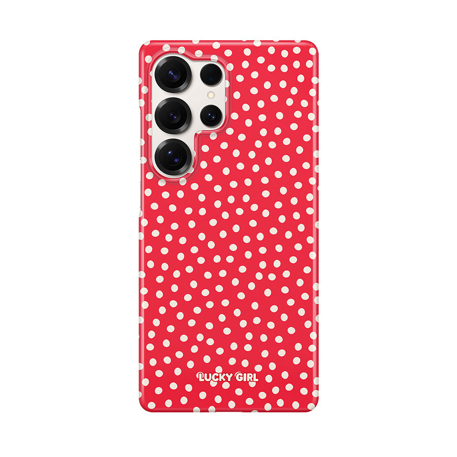 Vermillion Dots Phone Case
